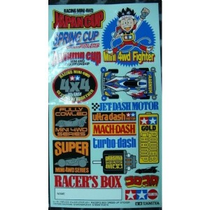 TAMIYA 1/32 迷你四驅車 貼紙 RACERS 